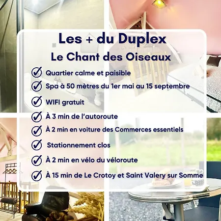 Escapade Detente Duplex Cosy Avec Parking Lägenhet Abbeville